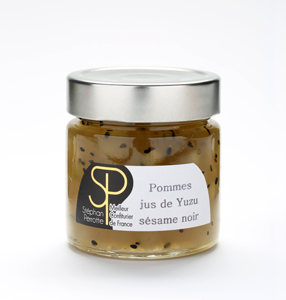 confiture stephan perrotte pomme yuzu sesame noir